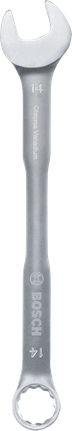 Kunci kombinasi Bosch 14 mm krom vanadium.